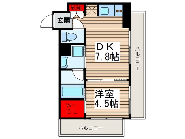 パ－クアクシス錦糸町の物件間取画像